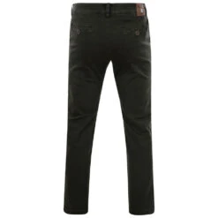 Kam Stretch Chinos Trousers - Khaki
