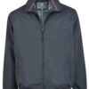Kam Stripe Lightweight Tall Harrington Jacket - Navy -Famous Menswear Store 12539022a11d2c0e088db95ca1f3395f