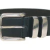 Duke D555 Noah Double Metal Loop Fashion Belt 3.5cm Width - Black -Famous Menswear Store 1564e33e303d50 1 1