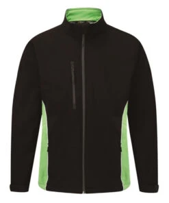 Orn Silverswift Two Tone Softshell Jacket - Black Lime