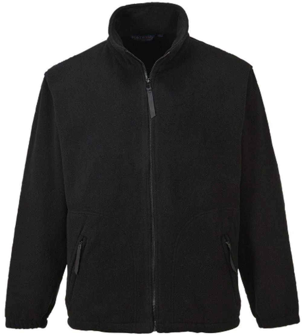 Portwest Argyll Heavy Fleece Jacket - Black 3 Portwest Argyll Heavy Fleece Jacket - Black