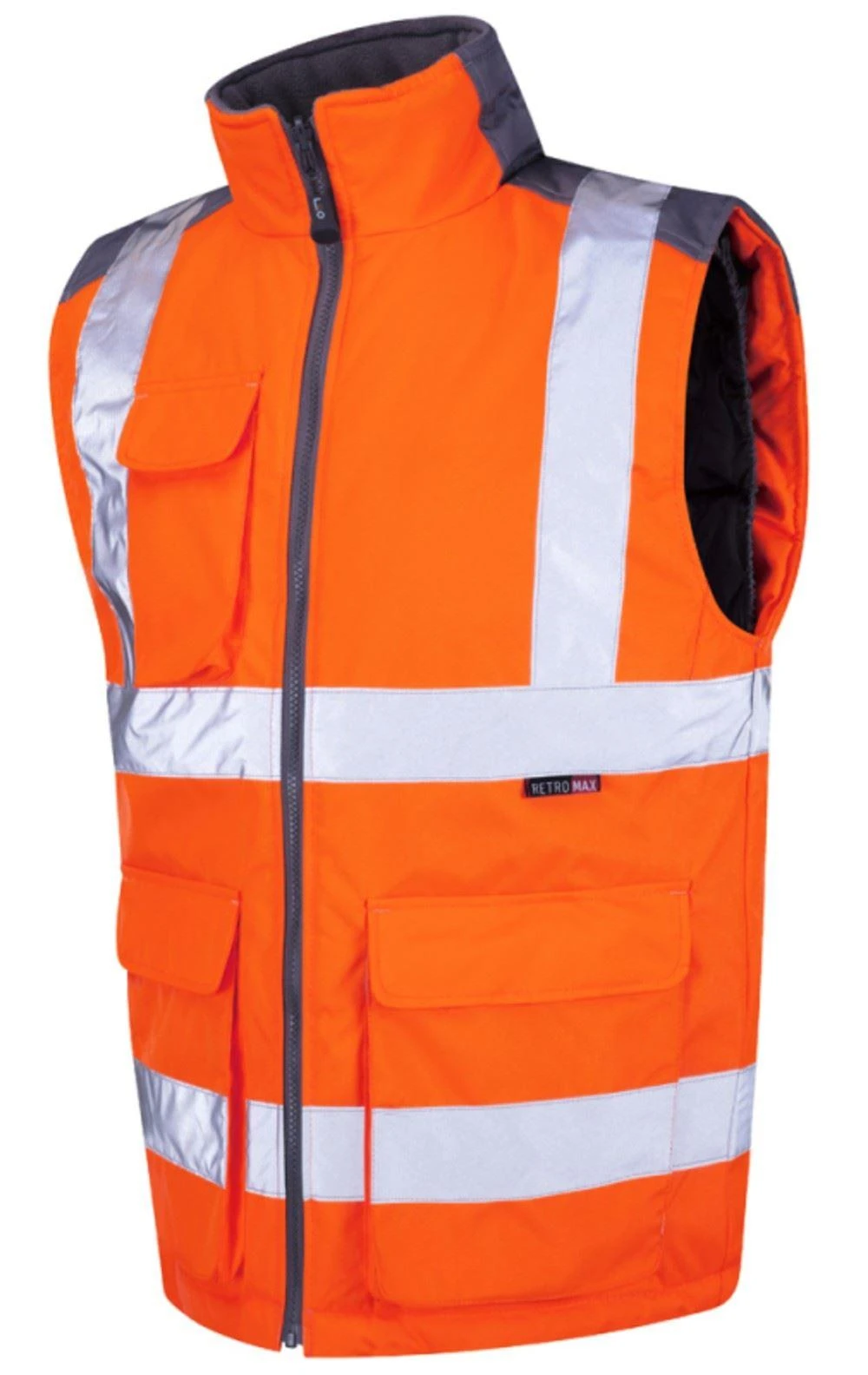 Leo Torrington Bodywarmer - Orange 3 Leo Torrington Bodywarmer - Orange