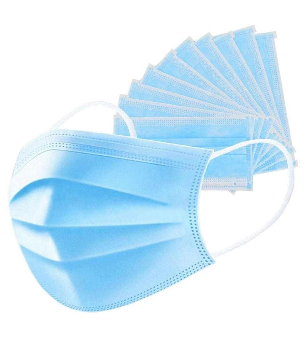 Duke 25 Pack 3 Ply Disposable Face Mask - Blue 5 Duke 25 Pack 3 Ply Disposable Face Mask - Blue - Image 3