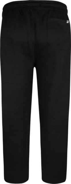 Duke D555 Gloucester Embroidered Open Hem Jogger - Black -Famous Menswear Store 411403 gloucester jogger black 2 1