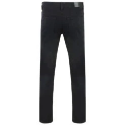 Kam Stretch Chino Trousers - Black