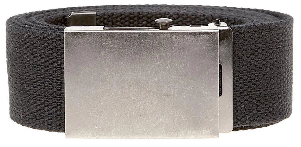 Duke D555 Edward 4.0 Cm Plain Webbing Belt - Black 4 Duke D555 Edward 4.0 Cm Plain Webbing Belt - Black - Image 2