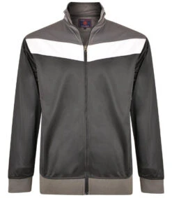 Kam Tricot Contrast Sports Top - Black