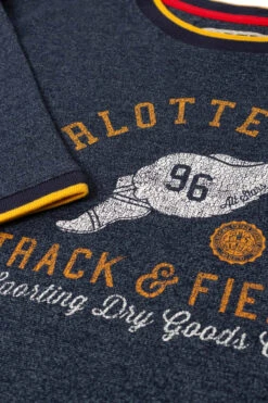 Duke D555 Bethnal Charlotte State Print T-Shirt - Navy -Famous Menswear Store 601217 bethnal tee navy 3