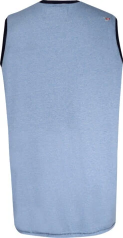 Duke D555 Bretton TALL Surf Board Chest Print T-Shirt - Blue -Famous Menswear Store 601316 bretton tall tee blue marl 2