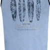 Duke D555 Bretton Surf Board Chest Print T-Shirt - Blue 2 Duke D555 Bretton Surf Board Chest Print T-Shirt - Blue -Famous Menswear Store 601316 bretton tee blue marl 1