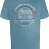 Duke D555 Woodhall Official VW Camper Print T-Shirt - Teal -Famous Menswear Store 601328 woodhall tee pale teal 1