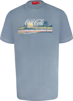 Duke D555 Norfolk Official Coca-Cola Beach Print T-Shirt - Denim