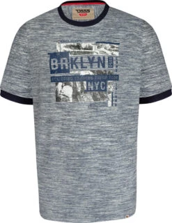 Featured Products 9 Duke D555 Standford Brooklyn Print T-Shirt - Blue Reno
