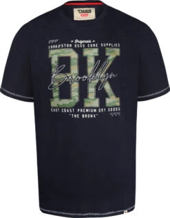 Featured Products 7 Duke D555 Hardwick Brooklyn Camo Print T-Shirt - Navy