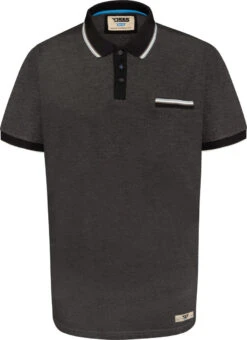 Duke D555 Westbourne Short Sleeve Pocket Polo Shirt - Charcoal