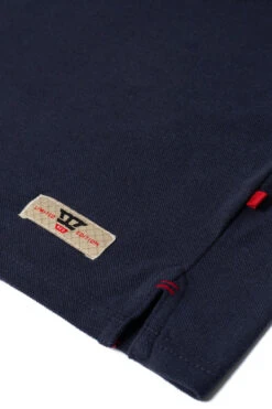 Duke D555 Benjamin 1 Short Sleeve Tipped Polo Shirt - Navy -Famous Menswear Store 611400 benjamin 1 ss polo navy 4