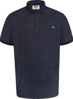 Duke D555 Bradley Jacquard Jersey SS Polo Shirt - Navy