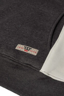 Duke D555 Nathan Cut And Sew Full Zip Hoody - Black -Famous Menswear Store 641401 nathan hoody black charcoal 4