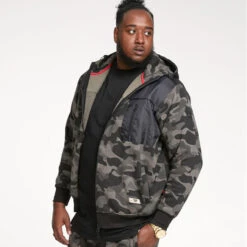 Duke D555 Grendon Full Zip Camouflage Hoodie - Camo Green