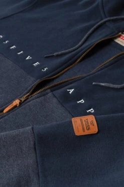 Duke D555 Moreton Chest Embroidery Full Zip Hoody - Navy 7 Duke D555 Moreton Chest Embroidery Full Zip Hoody - Navy -Famous Menswear Store 641403 moreton hoody navy denim marl 3