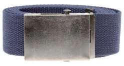 Duke D555 Edward 4.0 Cm Plain Webbing Belt - Navy