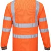 Portwest Long Sleeve Hi-Vis Polo Shirt - Orange -Famous Menswear Store 764a1a09e0fcee7f761f43dc57cc47ab