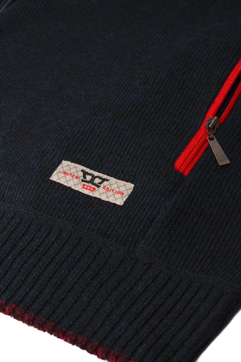 Duke D555 Norbury Full Zip Bonded Fleece Hooded Jumper - Navy 6 Duke D555 Norbury Full Zip Bonded Fleece Hooded Jumper - Navy - Image 4