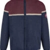 Duke D555 Cory Cut And Sew Fleece Lined Full Zip Jumper - Navy -Famous Menswear Store 801408 cory jumper wine blue marl 1