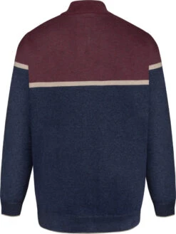 Duke D555 Cory Cut And Sew Fleece Lined Full Zip Jumper - Navy -Famous Menswear Store 801408 cory jumper wine blue marl 2