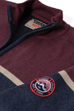 Duke D555 Cory Cut And Sew Fleece Lined Full Zip Jumper - Navy -Famous Menswear Store 801408 cory jumper wine blue marl 3