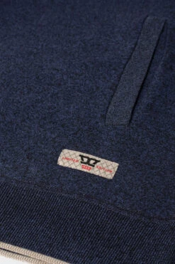 Duke D555 Cory Cut And Sew Fleece Lined Full Zip Jumper - Navy -Famous Menswear Store 801408 cory jumper wine blue marl 4
