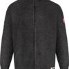 Duke D555 Salvatore Plain Knit Full Zip Sweatshirt - Black Marl