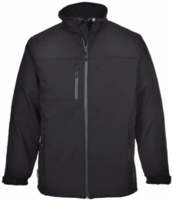 Portwest Softshell Water Resistant Jacket - Black