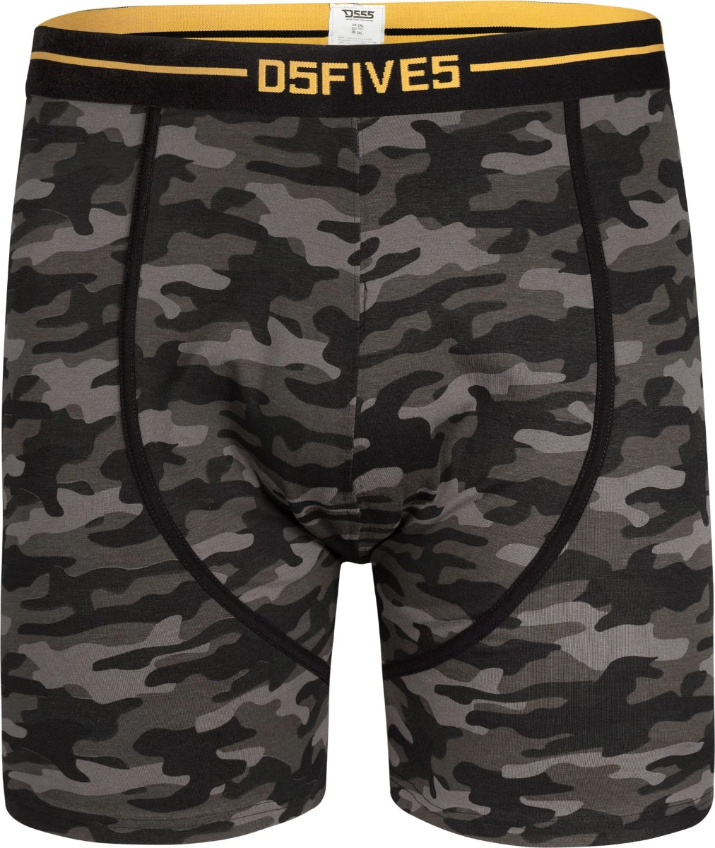 Duke D555 Sylvester Patterned Stretch 3 Pack Boxers - Black 4 Duke D555 Sylvester Patterned Stretch 3 Pack Boxers - Black - Image 2