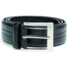 Duke D555 Harley Kingsize Four Stitch Line Square Belt Black -Famous Menswear Store 948861C2091959E9EAAAB608CFFB0388