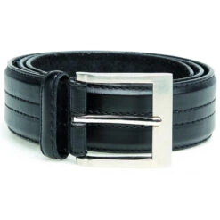 Duke D555 Harley Kingsize Four Stitch Line Square Belt Black
