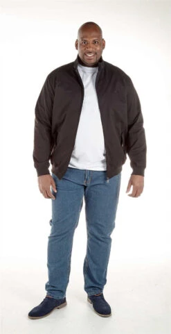 Duke D555 Windsor Cotton Harrington Jacket In Black