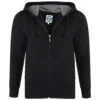 Kam Plain Tall Mens Hoody - Black 1 Kam Plain Tall Mens Hoody - Black -Famous Menswear Store KXL 503H Black