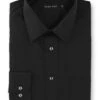 Double Two Long Sleeve Shirt - Black -Famous Menswear Store SLX3300F Black 1 1