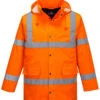 Portwest Traffic Hi-Vis Waterproof Jacket - Orange -Famous Menswear Store b38b42de8020c87d28d4d0f8778a3721