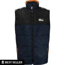 Uptheir Attack Sleeveless Puffa Gilet - Navy