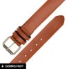 Uptheir Bully Outsized Men's Leather Belt - Brown -Famous Menswear Store bc upt bully belt brown 1