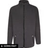 Uptheir Joslin Polar Fleece Jacket - Charcoal -Famous Menswear Store bc upt joslin jacket charcoal 1