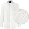 Uptheir Megan Bib Front Long Sleeve Shirt - White -Famous Menswear Store bc upt megan ls shirt white 1 circle