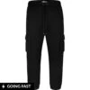 Uptheir Schofield Plain Cargo Joggers - Black -Famous Menswear Store bc upt schofield jogger black 1
