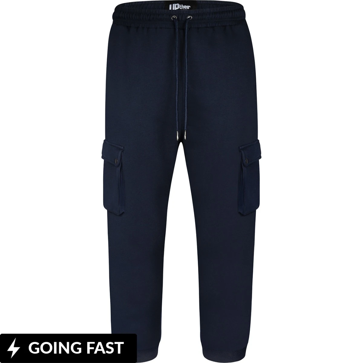 Uptheir Schofield TALL Plain Cargo Joggers - Navy 3 Uptheir Schofield TALL Plain Cargo Joggers - Navy