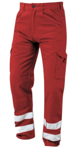 Orn Condor Hi Vis Kneepad Trousers - Red