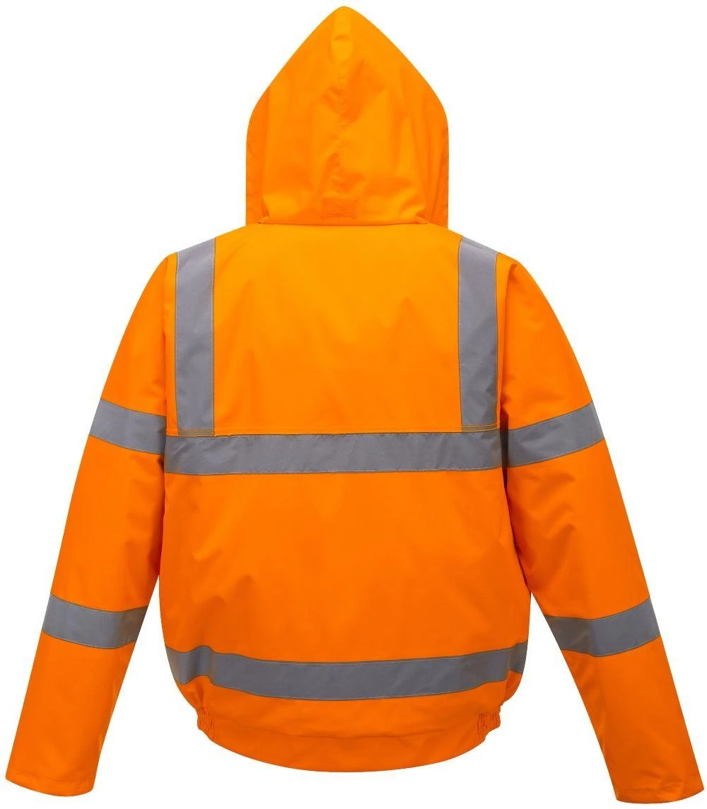 Portwest Bomber Hi-Vis Waterproof Jacket - Orange 4 Portwest Bomber Hi-Vis Waterproof Jacket - Orange - Image 2