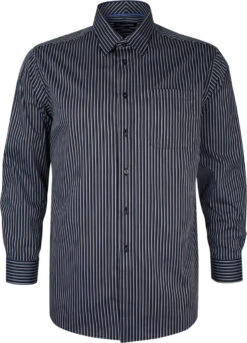 Double Two Bold Pinstripe Shirt - Black