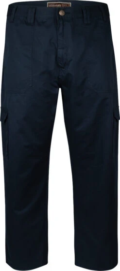 Ed Baxter Heavy Duty Tall Cargo Combat Trousers - Navy